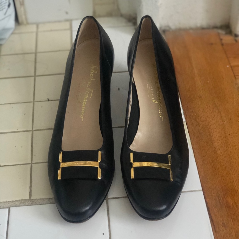 Salvatore Ferragamo Leather Heels